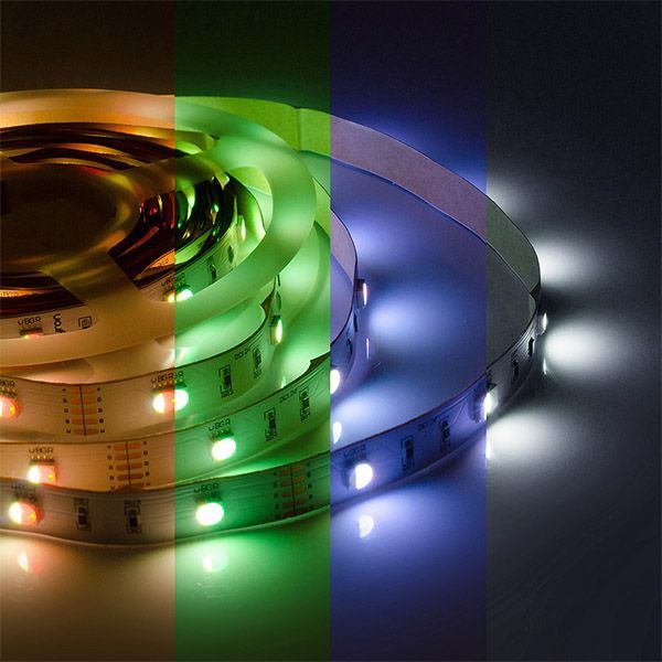 Светодиодная лента RGBW 5050 12V  7.2W/m 30Led/метр 100BL Стандарт IP20 5м блистер Светодиодная лента RGBW 5050 12V  7.2W/m 30Led/метр 100BL Стандарт IP20 5м блистер