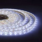 Светодиодная лента Белый 2835 12V 4.8W/m 60Led/метр герм (TPU гель) LSE-096 Эконом IP67 (5м)