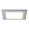 Встраиваемый светильник-панель  18W Белый дневной 00-00001810 P-S200-18-NW стекло 220V IP20 квадратный белый