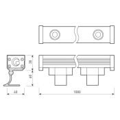 прожектор Белый дневной  18W 024299 AR-LINE-1000S-18W-220V 30 градусов  IP65