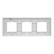 Рамка пластик 3 поста IEK SKANDY SK-M32-K01 SK-F03W арктический белый