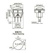 Переключатель  KCD5-102-2/ RWB-106 on-on белый