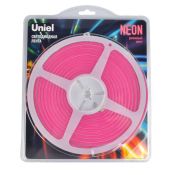 Гибкий неон   45W Розовый 5метров 6х12 мм UL-00009090 ULS-N01-2835-120LED-m-6mm-DC12V-9W-m IP67