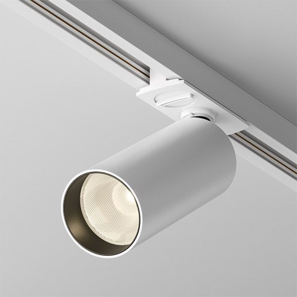 Трековый светильник 12W Белый теплый Фокус/Focus LED Unity TR021-1-12W3K-W-W IP20 на шинопровод белый