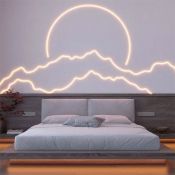 Светодиодная лента Белый дневной CSP 24V  8W/m 960Led/метр 053352 герм (PSW - матовая силиконовая экструзия) LUNA-X960-D8mm 4000K