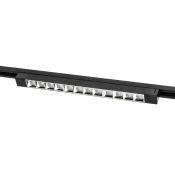Трековый светильник однофазный 30W Белый дневной ULB-Q282 30W-4000K BLACK 60deg на шинопровод черный  UL-00010124 Volpe