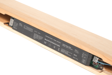 светильник  60W Белый теплый WOODEN W85-YASOL-250  220V IP20 прямоугольный подвесной оливковый  ясень
