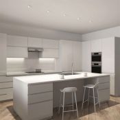 Встраиваемый светильник без лампы DENKIRS ROND DK3121-WH GU5.3 белый квадратный