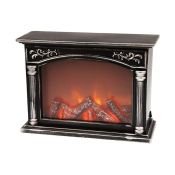 фигурка  светодиодная 1.5W &quot;камин Классика с эффектом живого огня&quot; 33х12х24 см, 3led пластик, батарейки 3хС или от USB