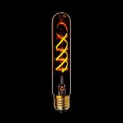 лампа ретро светодиодная Vintage форма цилиндр 5W 056-960 T30 150 SF-8  GOLDEN/E27