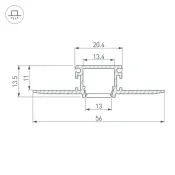 алюминиевый профиль KLUS PDS-F-HIDE-3000 045497