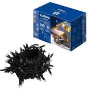 гирлянда БАХРОМА   9W Белый - Белый теплый  UL-00009924 ULD-B3007-200/TBK WARMWHITE-WHITE IP67 3.0м