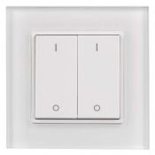 Панель накладная Knob 017191 SR-2801K2-RF-UP White (3V, DIM,2 зоны) Уценка!!!