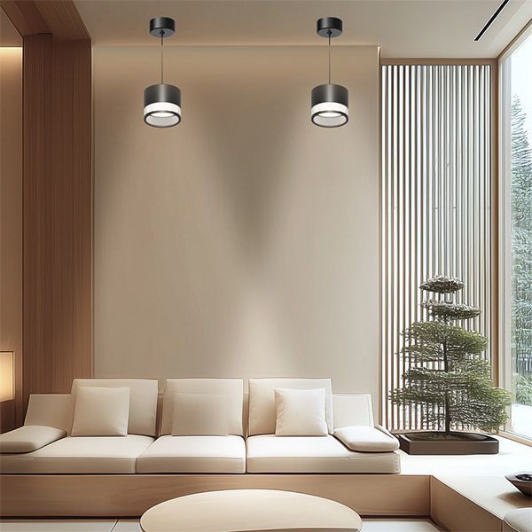 Подвесной светильник без лампы 16-203 Sunrise 1x15W GX53 цилиндр черный Подвесной светильник без лампы 16-203 Sunrise 1x15W GX53 цилиндр черный