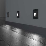 Встраиваемый светильник    1W Белый дневной WL08-BL-02-LED 220V IP20 / W1154208 квадратный черный