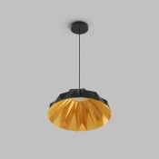 Подвесной светильник  20W Белый теплый DENKIRS ORIGAMI DK6655-BK+SG 230V фигурный черный/золото
