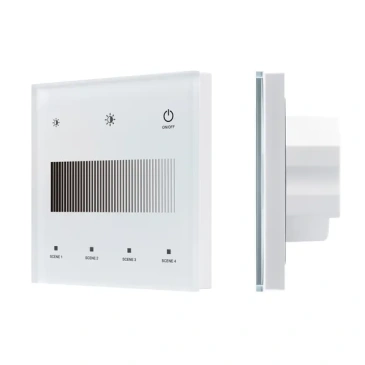 Панель Sens SMART-DALI-301-11-1G-4SC-DIM-IN White (BUS/24V, Touch, 2.4G) 046549