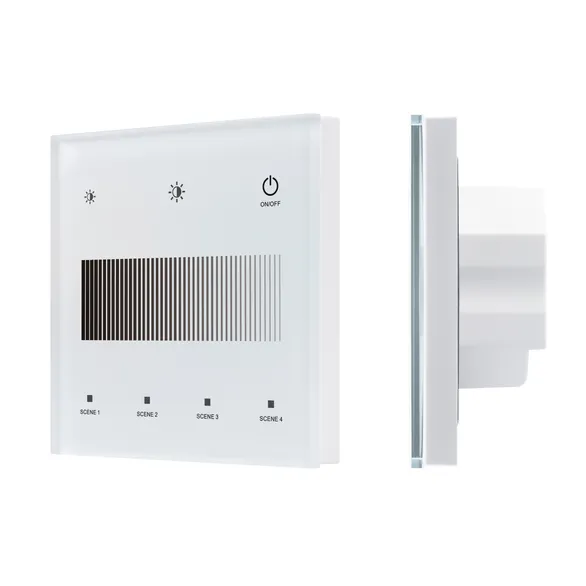 Панель Sens SMART-DALI-301-11-1G-4SC-DIM-IN White (BUS/24V, Touch, 2.4G) 046549