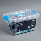 Умная гирлянда «Нить» RGB с насадками «Рифленые шарики» темная нить, управление с приложения, USB, 6.0 м., USB, 20Led, IP20