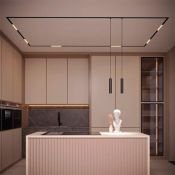 Трековый светильник   8W Белый теплый 033609(1) MAG-ORIENT-FLAT-L235 прямоугольник трековый черный