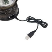 фигурка  светодиодная 4W Белый &quot;Снеговики&quot;, 501-061, 2Led, 4хААA, с эффектом снегопада, IP20