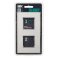 Рамка металлическая 2 поста IEK SKANDY SK-M22-M-K23 SK-F32S серебряный