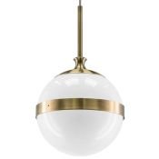 Люстра подвесная Lightstar без лампы 813111 GLOBO 1х40W E14 белый/бронза