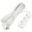 удлинитель с заземлением Uniel UL-00010004 S-GCU3-10 WHITE 10м Ultra