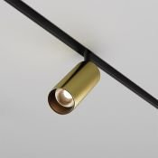 Трековый светильник 12W Белый теплый Фокус/Focus Led Exility 36deg TR032-2-12W3K-M-BBS IP 20 на магнитный шинопровод латунь