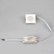 Встраиваемый светильник   3W Белый 020763  LTM-S60x60WH-Frost 110deg 220V квадратный встраиваемый белый