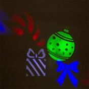 Световой проектор «Снежинки и игрушки», 2 картриджа, свечение мульти, 220 В