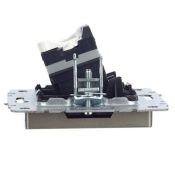 Розетка встраиваемая компьютерная IEK BRITE BR-K10-1-K37 РК10-БрШ RJ45 кат.5E шампань