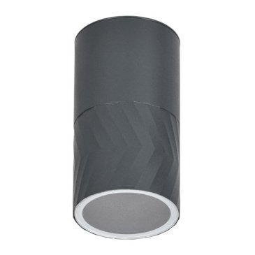 светильник IEK LIGHTING без лампы 5110 LT-UPU0-5110-GU10-1-K03 IP65 цилинд накладной серый