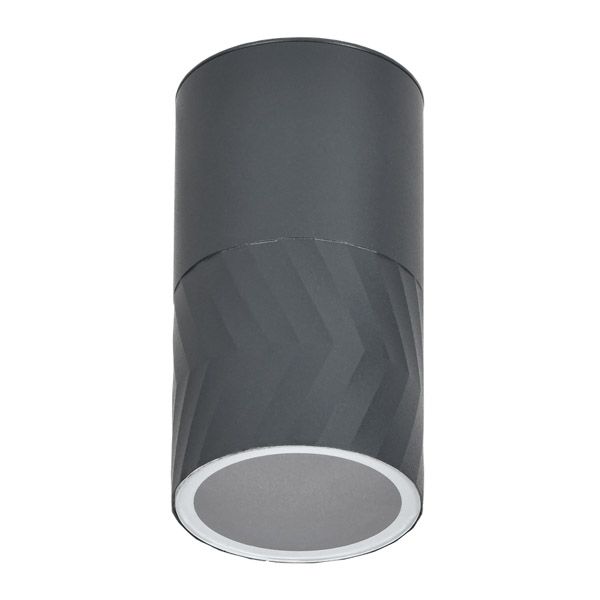 светильник IEK LIGHTING без лампы 5110 LT-UPU0-5110-GU10-1-K03 IP65 цилинд накладной серый