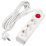 удлинитель с заземлением и выключателем Uniel UL-00010018 S-GCU3-5B WHITE 5м Ultra