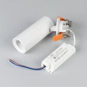 Встраиваемый светильник  12W Белый теплый 062273  LGD-ARTEMIS-BUILT-FLAP-R55 8-80deg 220V поворотно-откидной цилиндр белый