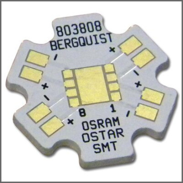 алюминиевая плата 1led OSRAM STAR