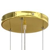 Люстра подвесная Lightstar без лампы 758212 DIAFANO 21х40W G9 золото