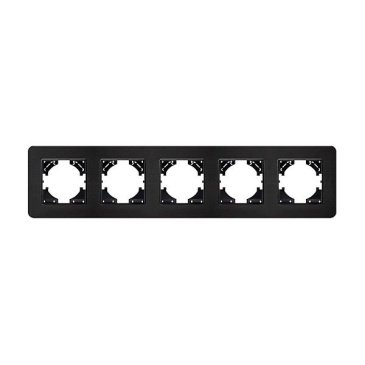 Рамка металлическая 5 постов Arlight AKIRY 049747 FRM-AKIRY-SFAL-5-BK черный