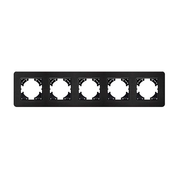 Рамка металлическая 5 постов Arlight AKIRY 049747 FRM-AKIRY-SFAL-5-BK черный