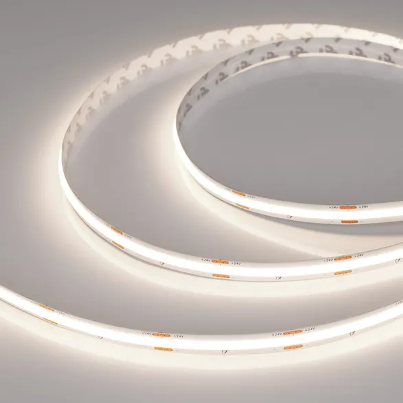 Светодиодная лента Белый дневной COB 24V  4.8W/m 420Led/метр 048822 COB-X420-10mm  4000K 15m