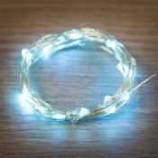 гирлянда НИТЬ на батарейках РОСА Голубой 303-003 (3V, CR2032х2) 2.0м