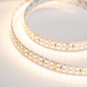 Светодиодная лента Белый теплый 2835/3528 24V 19.2W/m 240Led/метр 008770(B) RT2-5000 2700K 2x2 LUX