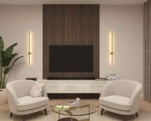 Накладной светильник-бра  12W Белый теплый DENKIRS STANG DK5014-SG 220V IP20 золотой