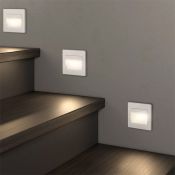 Встраиваемый светильник    1W Белый теплый DENKIRS ODDER DK3050-WH 220V IP20 квадратный белый