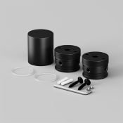 Держатель для гибкого неона Maytoni NEMO 201151 для вертикального накладного монтажа неона 360° D18 черный