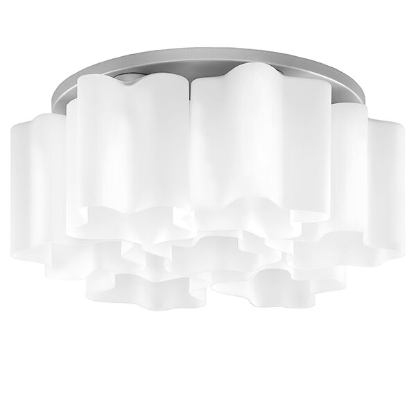Люстра накладная Lightstar без лампы Nubi 802070 7х40W E27 фигурная белый/хром