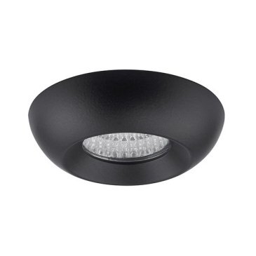 Встраиваемый светильник   3W Белый теплый Monde 071037 круглый черный