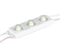 Светодиодный модуль герметичный 3led Белый дневной 2835smd 12V линейный с линзой ELFLED SOL NEXT 3