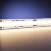 Светодиодная лента Белый теплый COB 24V 12W/m 384Led/метр герм силикон 201078 Ultra 3000K IP65